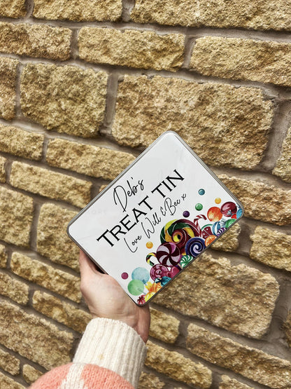 Personalised Novelty Old Fashioned Sweeties Metal Tin