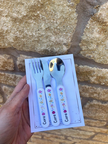 Personalised Plastic Children's Cutlery