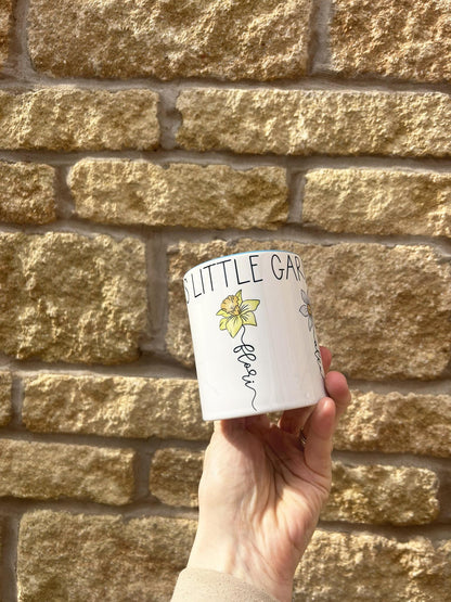 Personalised Birth Flower Ceramic Mug