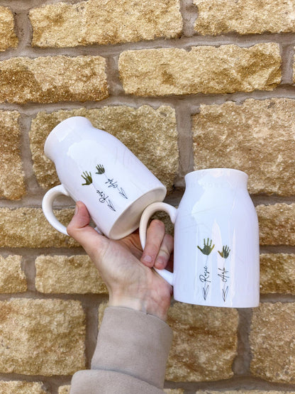 Personalised Ceramic Child Artwork Jug