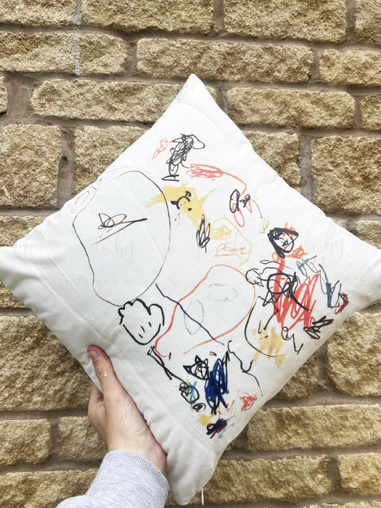 Personalised Child's Artwork Cushion