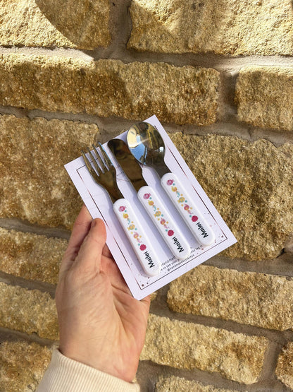 Personalised Plastic Children's Cutlery