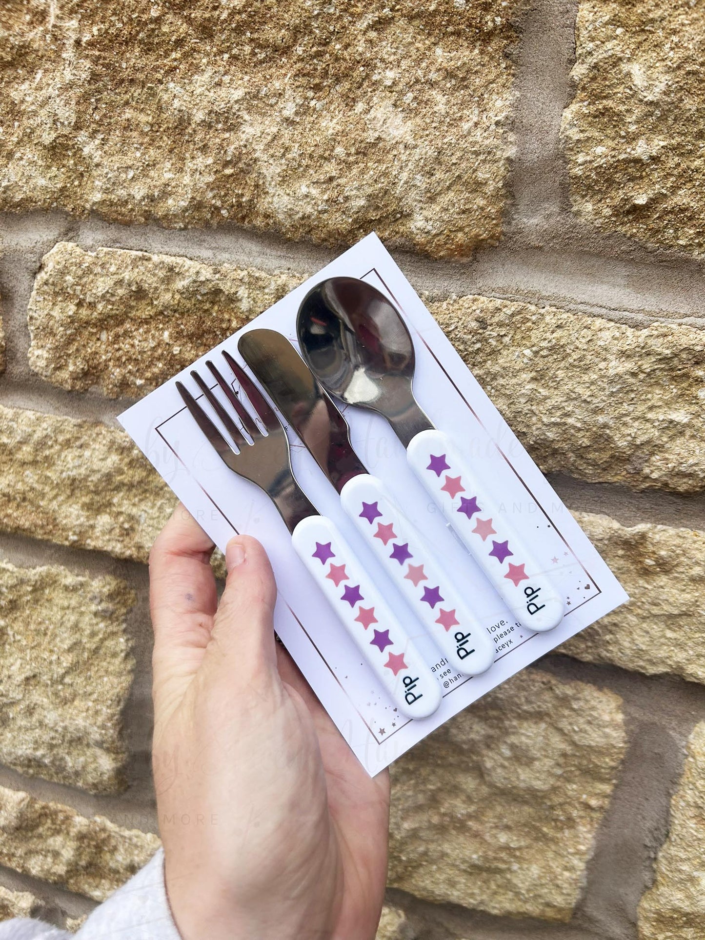 Personalised Plastic Children's Cutlery
