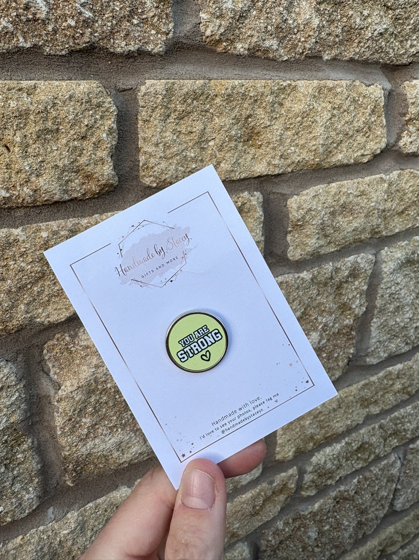 BUY TO DONATE - Jess' Women's Refuge Appeal - Affirmation Pin Badge