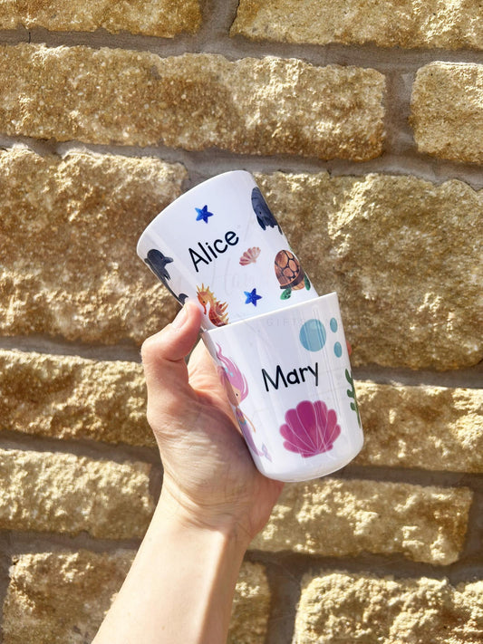 Personalised Plastic Child Cup/Beaker