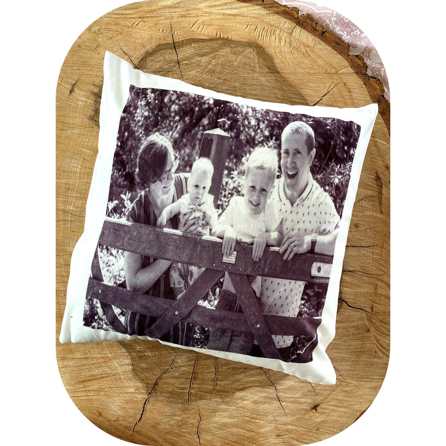 Personalised Photo Cushion Cover|Create your Own Family Present|Keepsake Mothers Day|Father's Day|New Home|Birthday Christmas Gift Idea