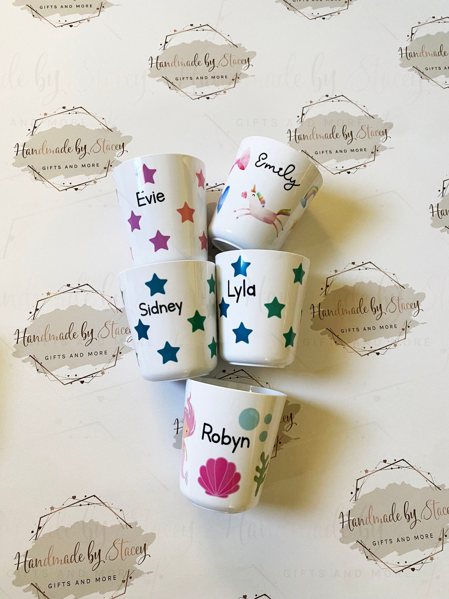Personalised 8oz or 6oz Unbreakable Plastic Child’s Cup