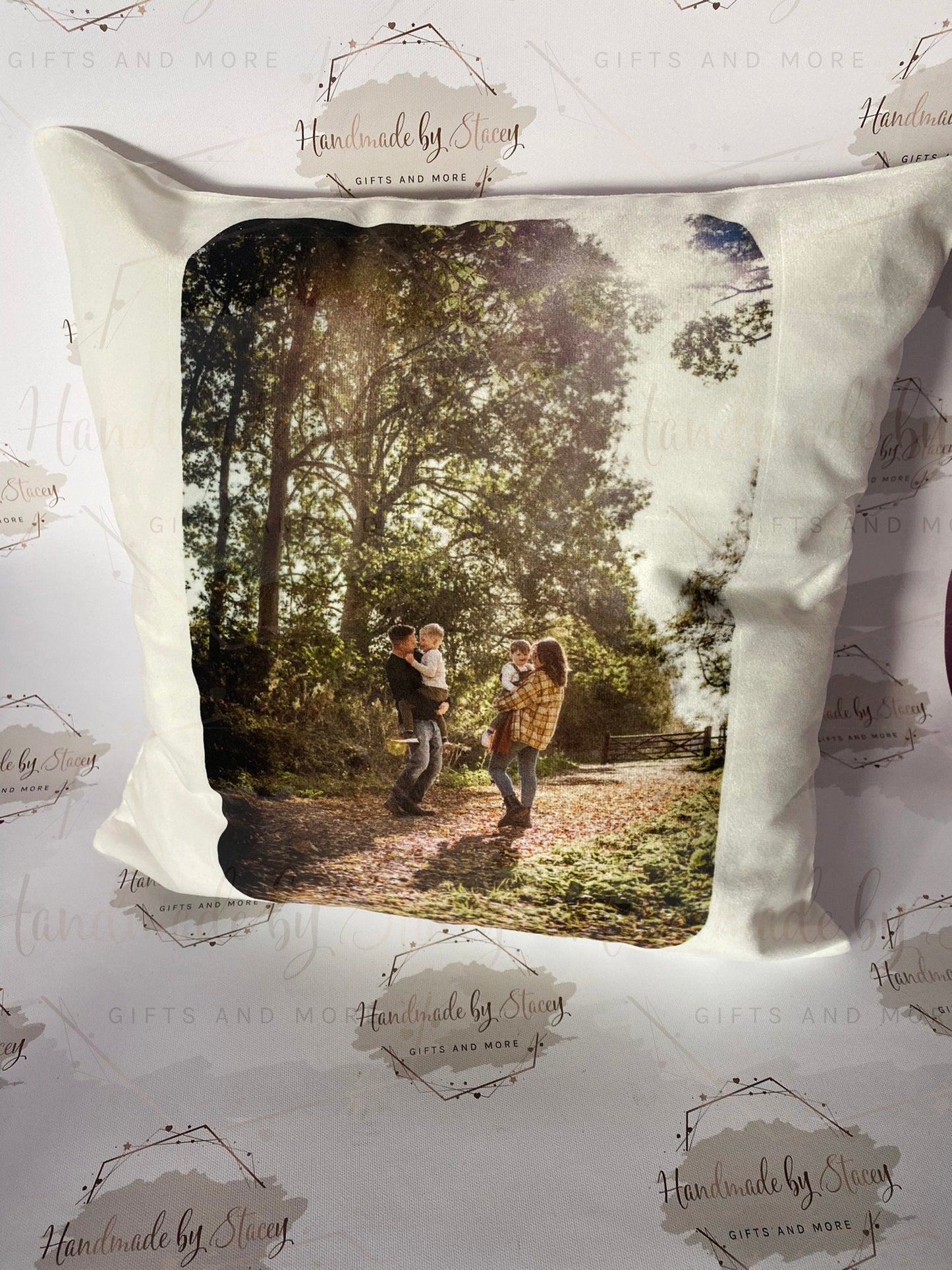 Personalised Photo Cushion Cover|Create your Own Family Present|Keepsake Mothers Day|Father's Day|New Home|Birthday Christmas Gift Idea