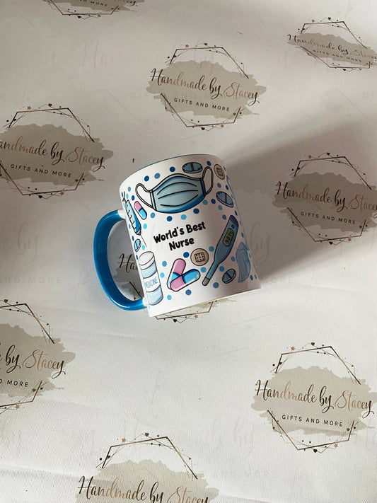 Personalised Ceramic|Plastic Mug|Nursing Thank You|Custom Text|Gift Idea for Junior Doctor|Midwife Graduation Gift Birthday Christmas