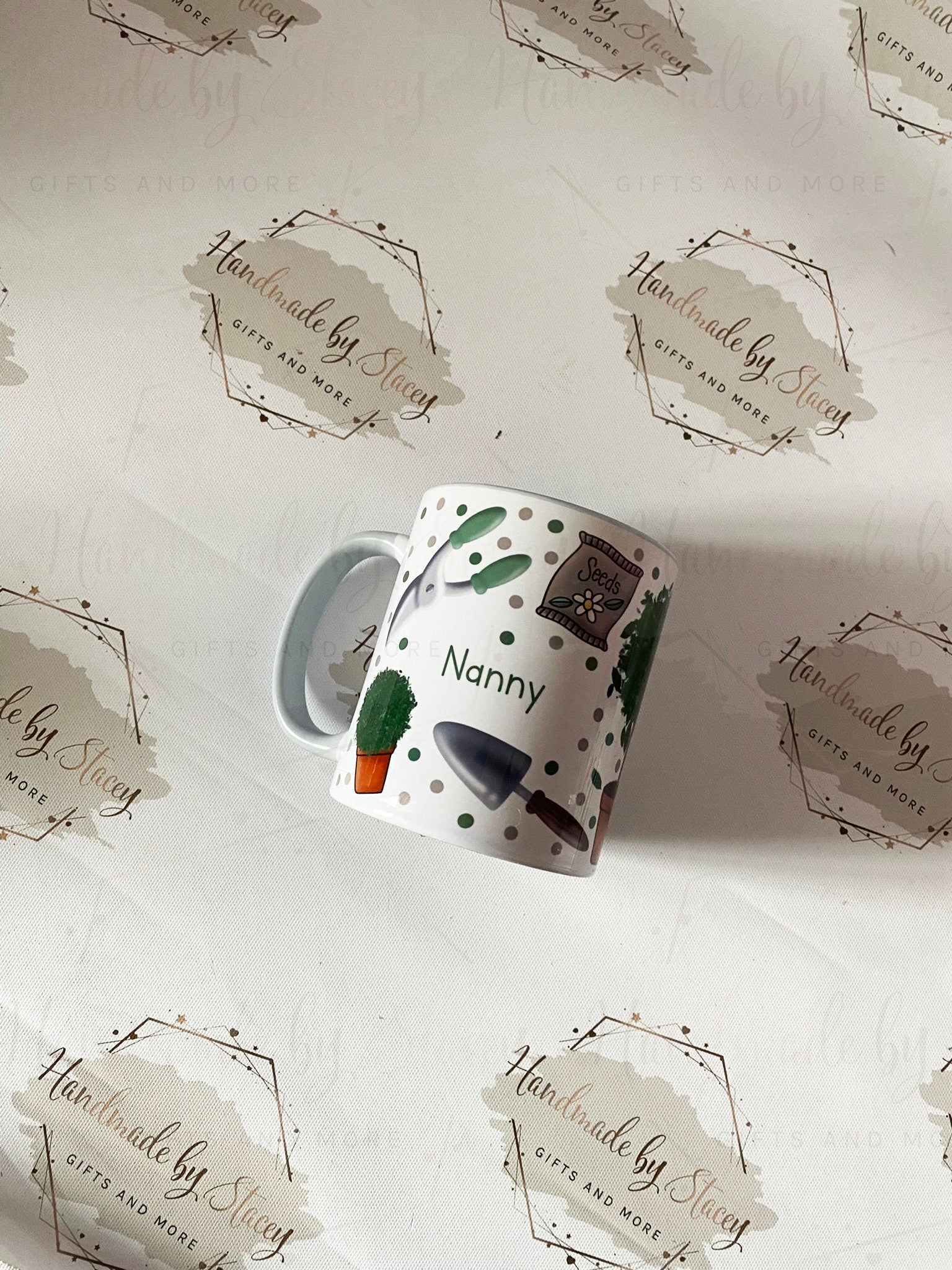 Personalised Ceramic|Plastic Mug|Gardening Cup|Editable Text|Keen Gardener|Gift Idea for Father's Day|Mother's day|Christmas|Reusable