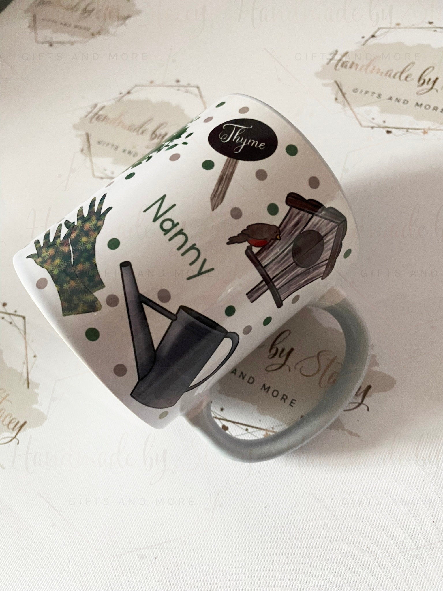 Personalised Ceramic|Plastic Mug|Gardening Cup|Editable Text|Keen Gardener|Gift Idea for Father's Day|Mother's day|Christmas|Reusable
