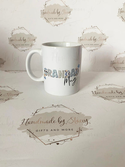 Personalised Ceramic Mug|Grandad Dad Uncle|Favourite Fathers Day Birthday|Hot Drink|Editable Text|Gift Idea for Him|Reusable Gift Idea