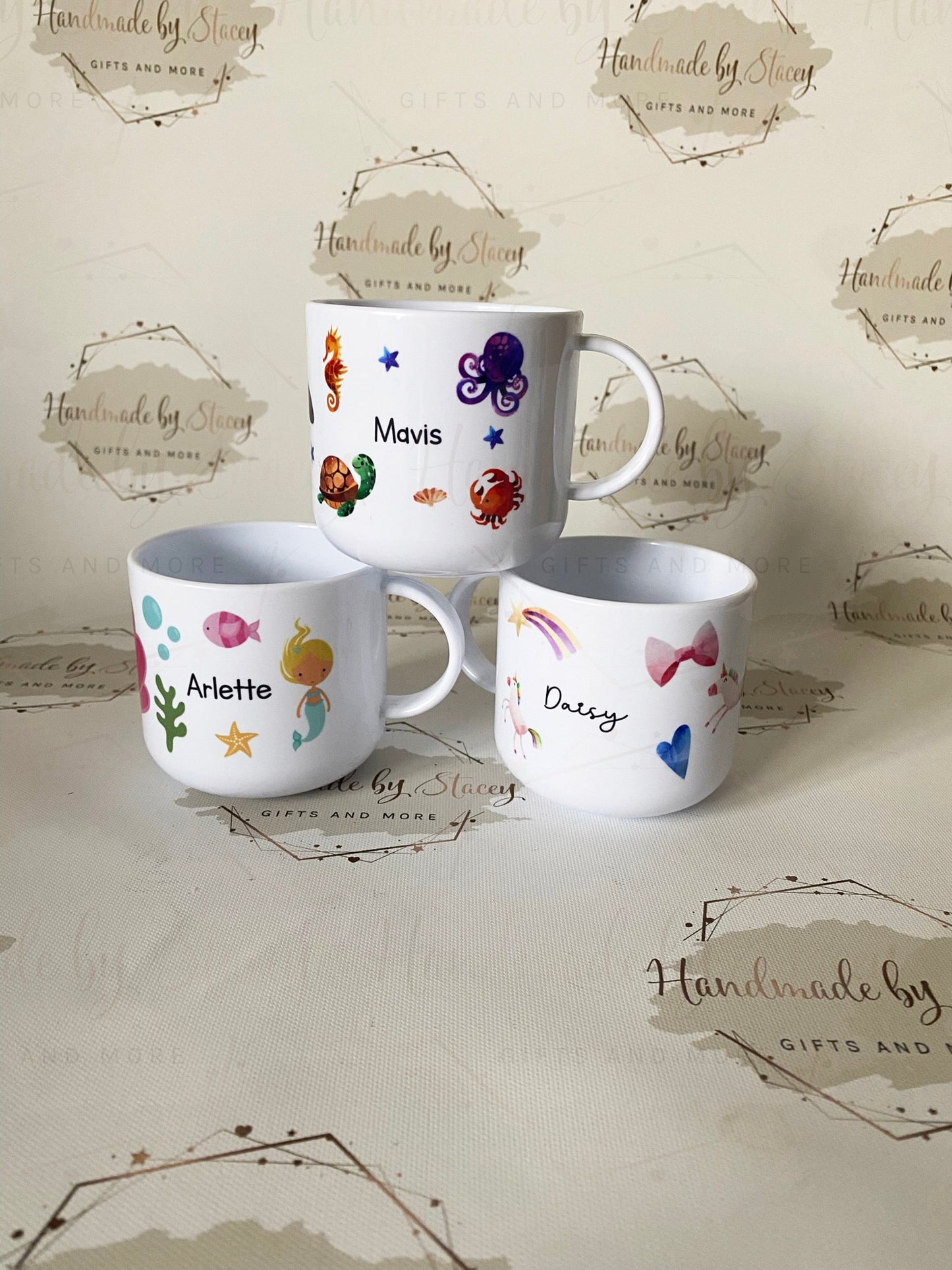 Personalised 8oz or 6oz Unbreakable Plastic Child’s Cup