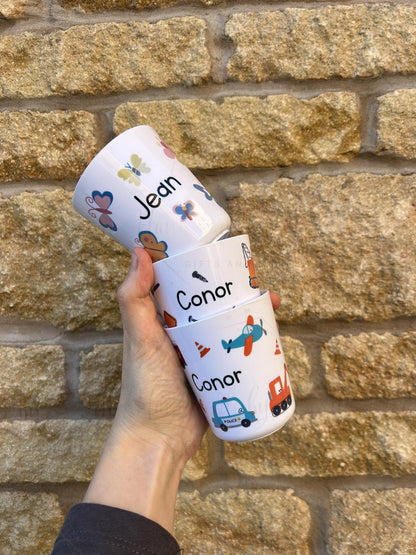 Personalised 8oz or 6oz Unbreakable Plastic Child’s Cup