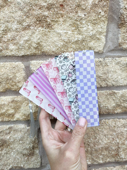 Acrylic Bookmark & Tassel|Various Design|Cowboy|Bows|Hearts|