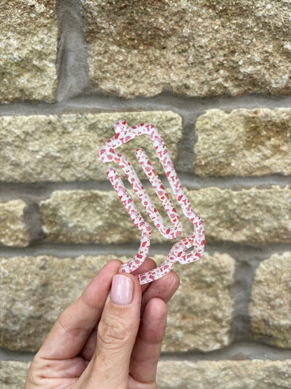 Acrylic Cowboy Boot Bookmark: Unique Reading Gift, UK Made