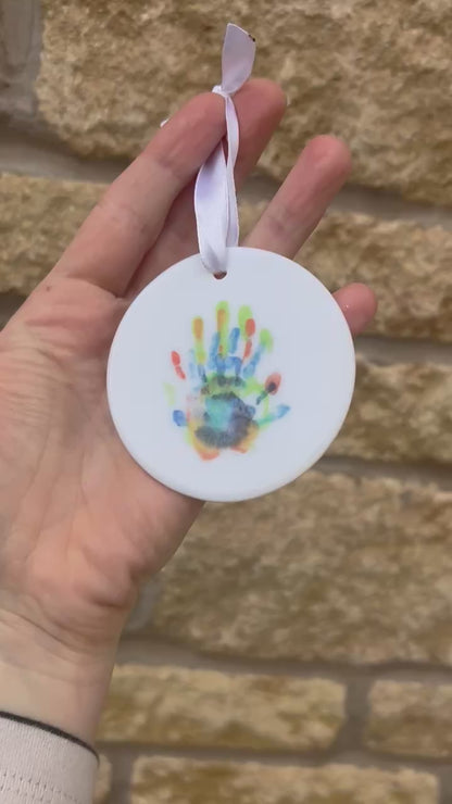 Personalised Child Artwork Ceramic Disc