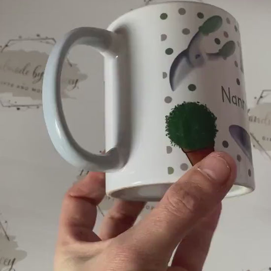 Personalised Ceramic|Plastic Mug|Gardening Cup|Editable Text|Keen Gardener|Gift Idea for Father's Day|Mother's day|Christmas|Reusable