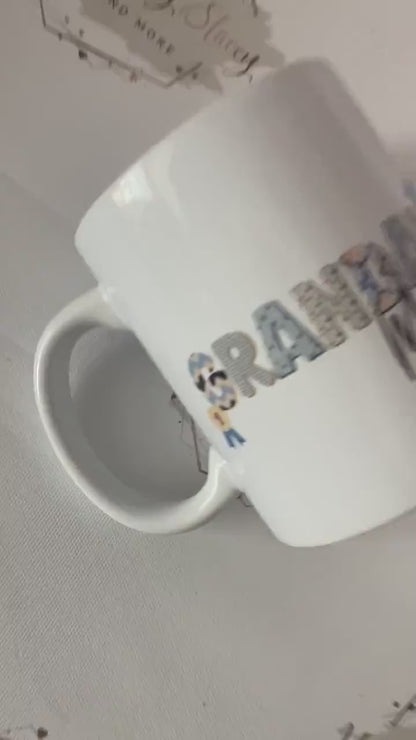 Personalised Ceramic Mug|Grandad Dad Uncle|Favourite Fathers Day Birthday|Hot Drink|Editable Text|Gift Idea for Him|Reusable Gift Idea