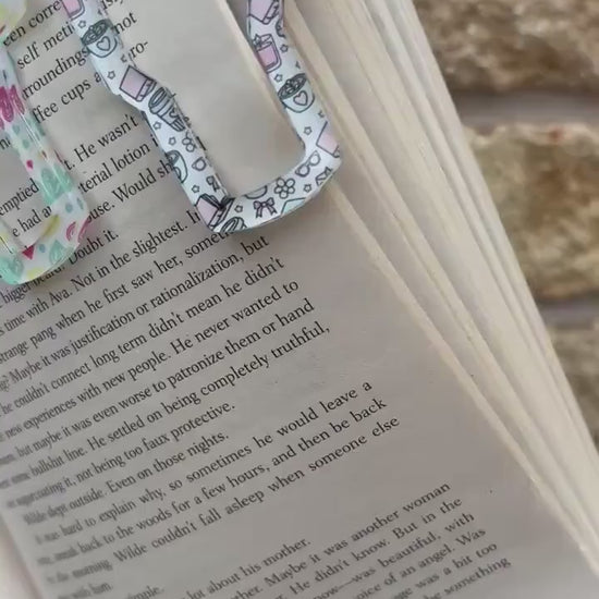 Acrylic Book Lover Bookmark: Unique Reading Gift, UK Made